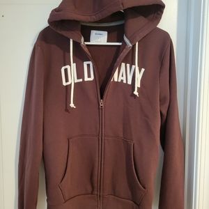 Old Navy hooded zip front sweatshirt